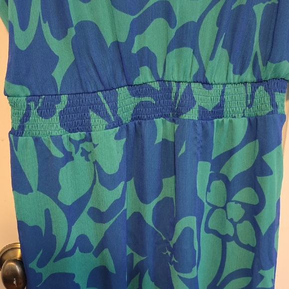 Nine West. NWT  Green and Blue Sleeveless Sundress - Picture 2 of 7